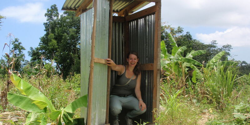 Irene Boertien in Haïti.