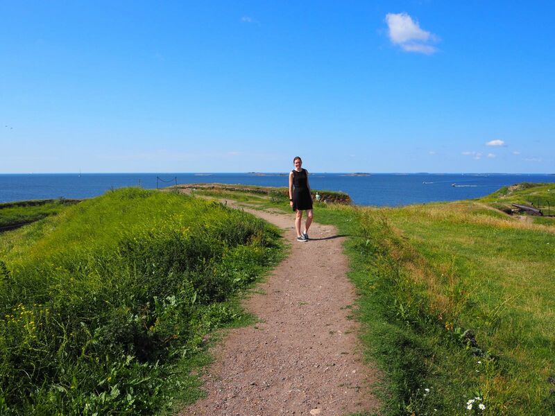 Karlijn Fransen visiting Suomenlinna, a fortress built on six islands in the sea near Helsinki. Photo | Private archive Karlijn Fransen.