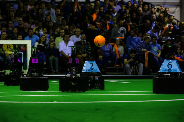   Robot soccer team goes for its third world title at RoboCup