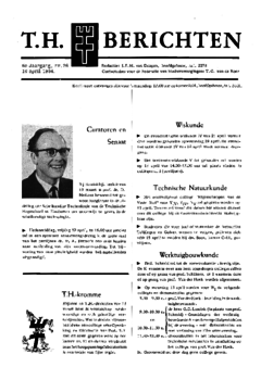 Voorzijde van magazine: TH berichten 26 - 10 april 1964