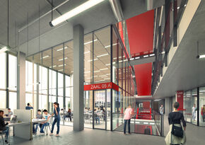 Visualisation of the 'new' Main Building | Zwartlicht