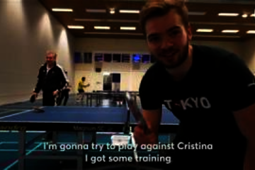 Kevin's back! So get your weekend started with this video of Kevin learning the ropes at table tennis at Students Table Tennis ...