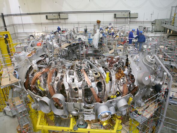Wendelstein 7X during construction. Image | Max Planck Institute for Plasma Physics 