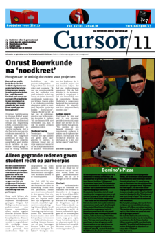 Voorzijde van magazine: Cursor 11 - 24 november 2005