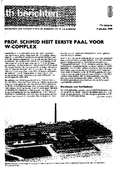 Voorzijde van magazine: TH berichten 6 - 9 oktober 1970