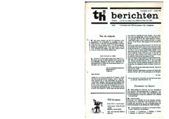 Voorzijde van magazine: TH berichten 26 - 2 april 1965