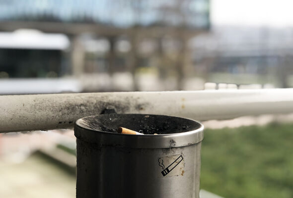 Ashtray near the Auditorium building. Photo | Monique van de Ven