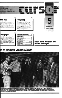 Voorzijde van magazine: Cursor 5 - 22 september 1989