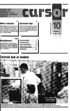 Voorzijde van magazine: Cursor 10 - 27 oktober 1989