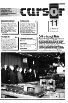 Voorzijde van magazine: Cursor 11 - 6 november 1992