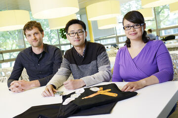 Michiel Rooijakkers, Shuang Song en Monica Perusquía-Hernández. Foto | Bart van Overbeeke