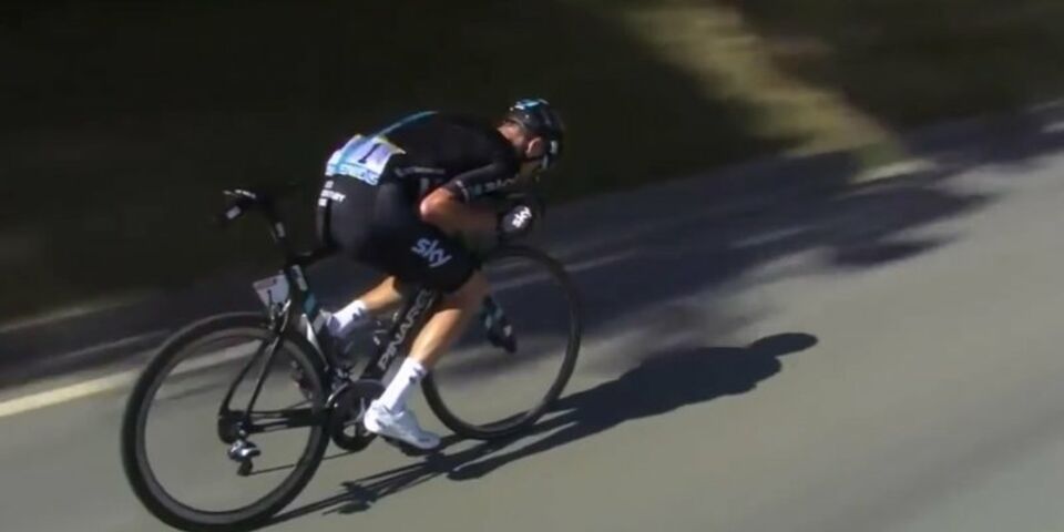 Onderzoek TU/e: Gevaarlijke houding Froome níet aerodynamischer