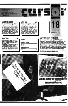 Voorzijde van magazine: Cursor 18 - 19 december 1991