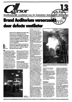 Voorzijde van magazine: Cursor 13 bijlage - 11 november 1994