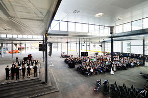 Orkest Zuid speelde bij de opening. Foto | Bart van Overbeeke