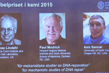 Nobelprijs chemie voor DNA-onderzoek