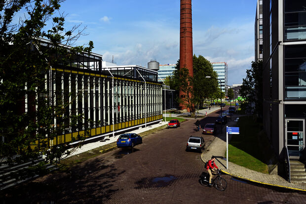 De Wielen and road toward pond accessible for pedestrians and cyclists only