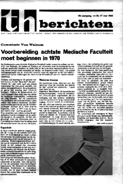 Voorzijde van magazine: TH berichten 35 - 17 mei 1968