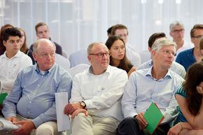 CvB-leden Jan Mengelers, Jo van Ham en Frank Baaijens. Foto | Bart van Overbeeke