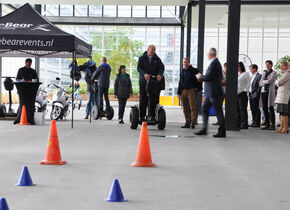 Ook de Segways waren in trek. Ook de Segways waren in trek.