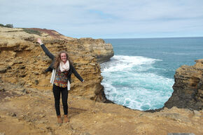 Iris bij Great Ocean Road. Iris bij Great Ocean Road.