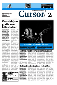 Voorzijde van magazine: Cursor 02 - 11 september 2003