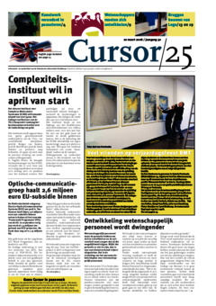 Voorzijde van magazine: Cursor 25 - 20 maart 2008