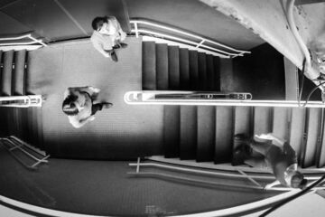 Social Stairs in gebruik.