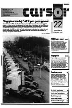 Voorzijde van magazine: Cursor 22 - 5 februari 1993