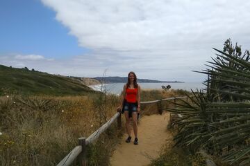 'Het Torrey Pines natuurpark, pal naast het strand én op fietsafstand, is één van de vele prachtige plekken om te ontdekken in San Diego.' Foto | Privéarchief Judith Fonken