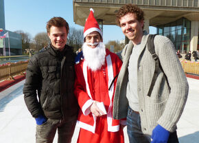 Schaatsen met de Wervingsdagen.