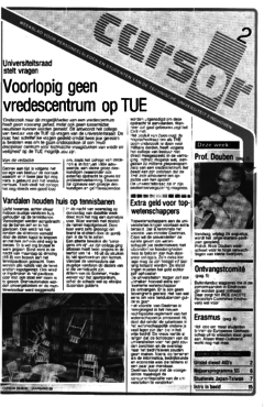 Voorzijde van magazine: Cursor 2 - 29 augustus 1986