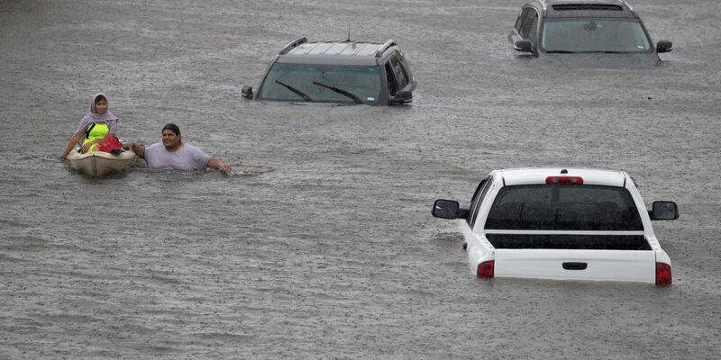 Overstromingen in Houston na orkaan Harvey. Foto | ANP