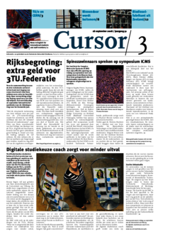 Voorzijde van magazine: Cursor 03 - 18 september 2008