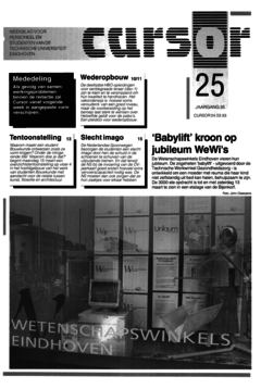 Voorzijde van magazine: Cursor 25 - 4 maart 1993