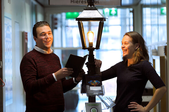 Fabrice Fontein (links) en Rosa Geveling. Foto | Bart van Overbeeke