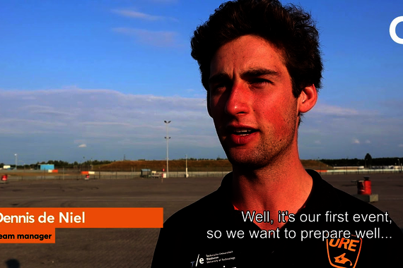 Our reporter Tim Gerth made this video of University Racing Eindhoven (URE) competing at Formula Student Netherlands in Assen. He interviewed team manager Dennis de Niel of URE.