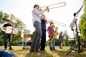 De Aeris Brass band. Photo | Bart van Overbeeke