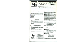 Voorzijde van magazine: TH berichten 30 - 14 mei 1965