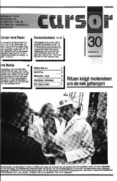 Voorzijde van magazine: Cursor 30 - 30 maart 1990