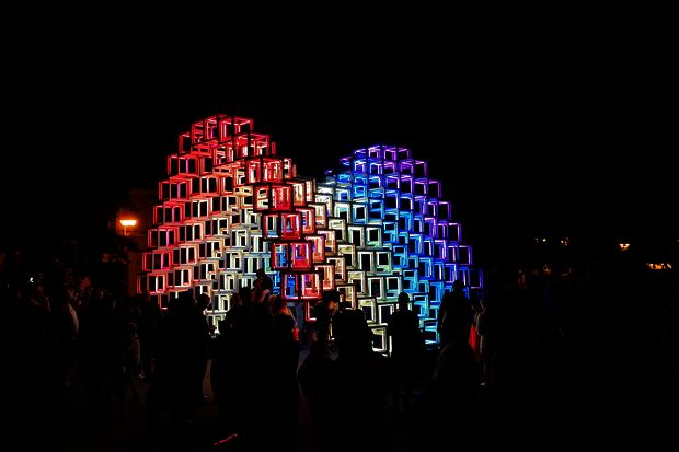 IGNITE installation shines at Lithuanian light festival