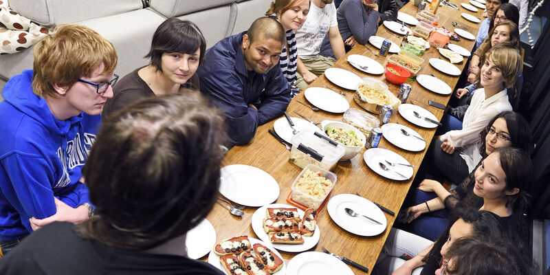 Potluck Dinner at Cosmos. Photo | Bart van Overbeeke
