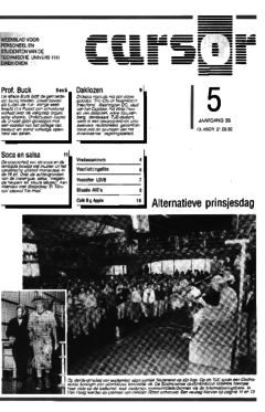 Voorzijde van magazine: Cursor 5 - 21 september 1990
