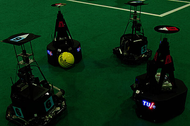 Joy and relief after robot soccer ‘Euro title’ victory