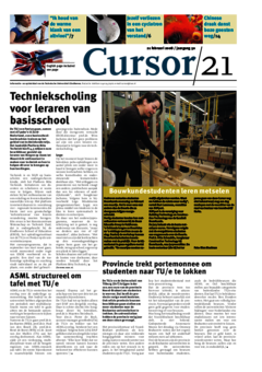 Voorzijde van magazine: Cursor 21 - 21 februari 2008
