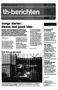 Voorzijde van magazine: TH berichten 32 - 29 april 1983