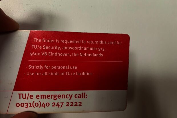 Why is place of birth required information for a campus card?