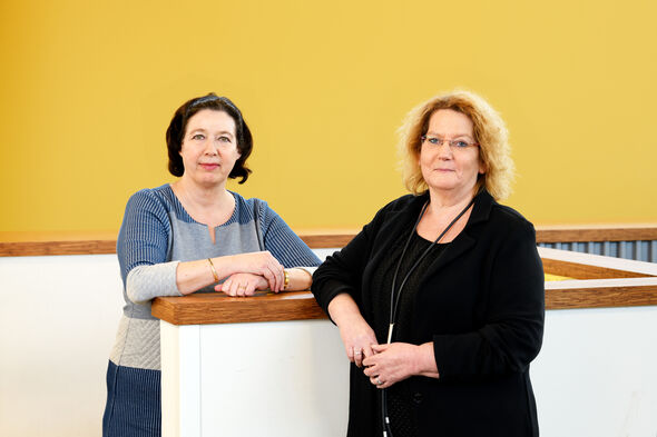 Judith Beenhakker (left) and Tineke van den Bosch. Photo | Bart van Overbeeke