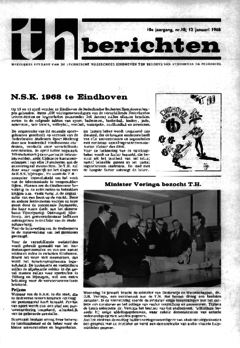 Voorzijde van magazine: TH berichten 18 - 12 januari 1968