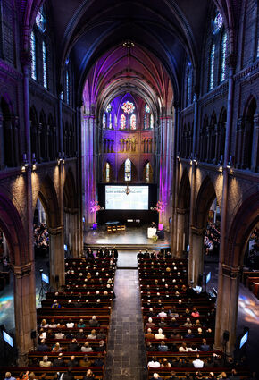 In de Catharinakerk. Foto | Bart van Overbeeke In de Catharinakerk. Foto | Bart van Overbeeke